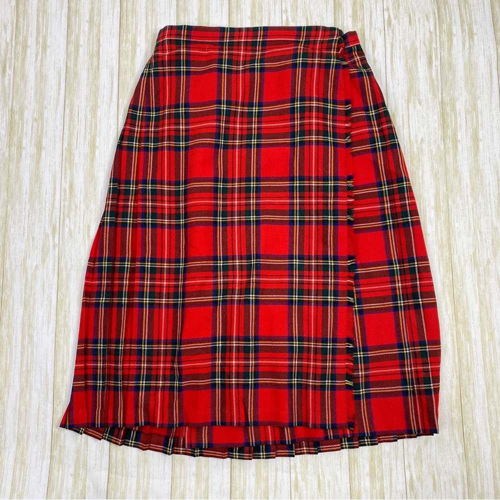 Jedburgh Kiltmakers Red Tartan Plaid Wool Kilt